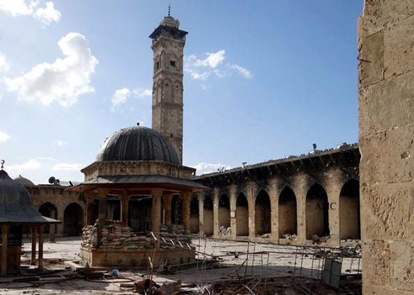 Aleppo's iconic Umayyad Mosque