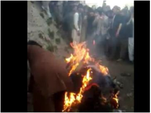 afghan woman killed & burnedby fanatics in Afghanistan2